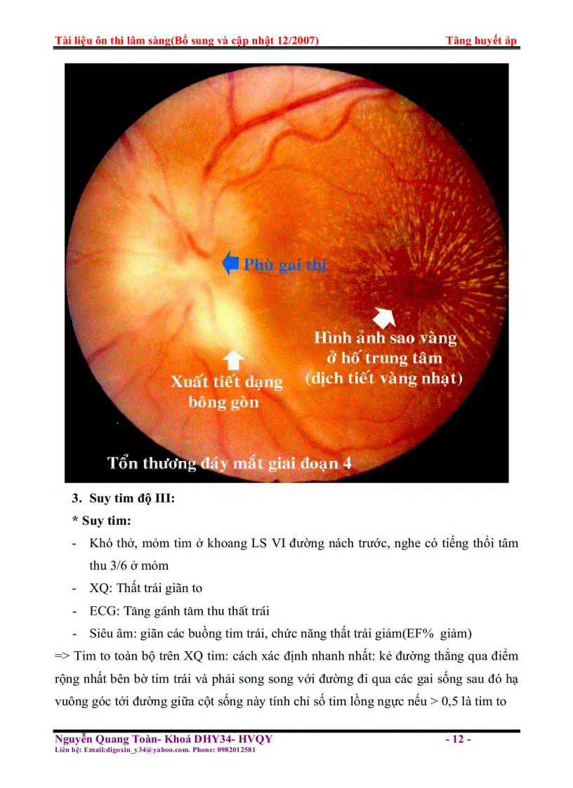 image for page Tài liệu ôn thi lâm sàng Tăng huyết áp