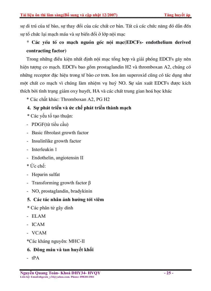 image for page Tài liệu ôn thi lâm sàng Tăng huyết áp