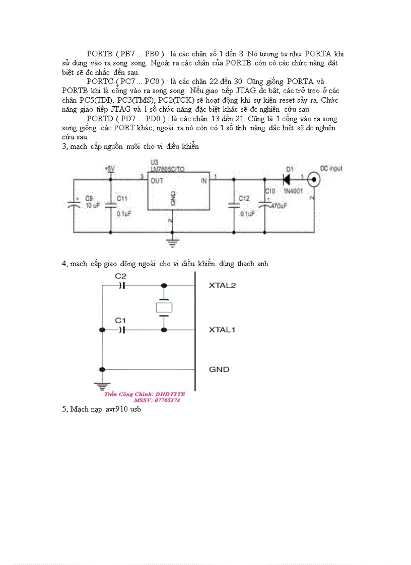 image for page Tổng quan về atmega16