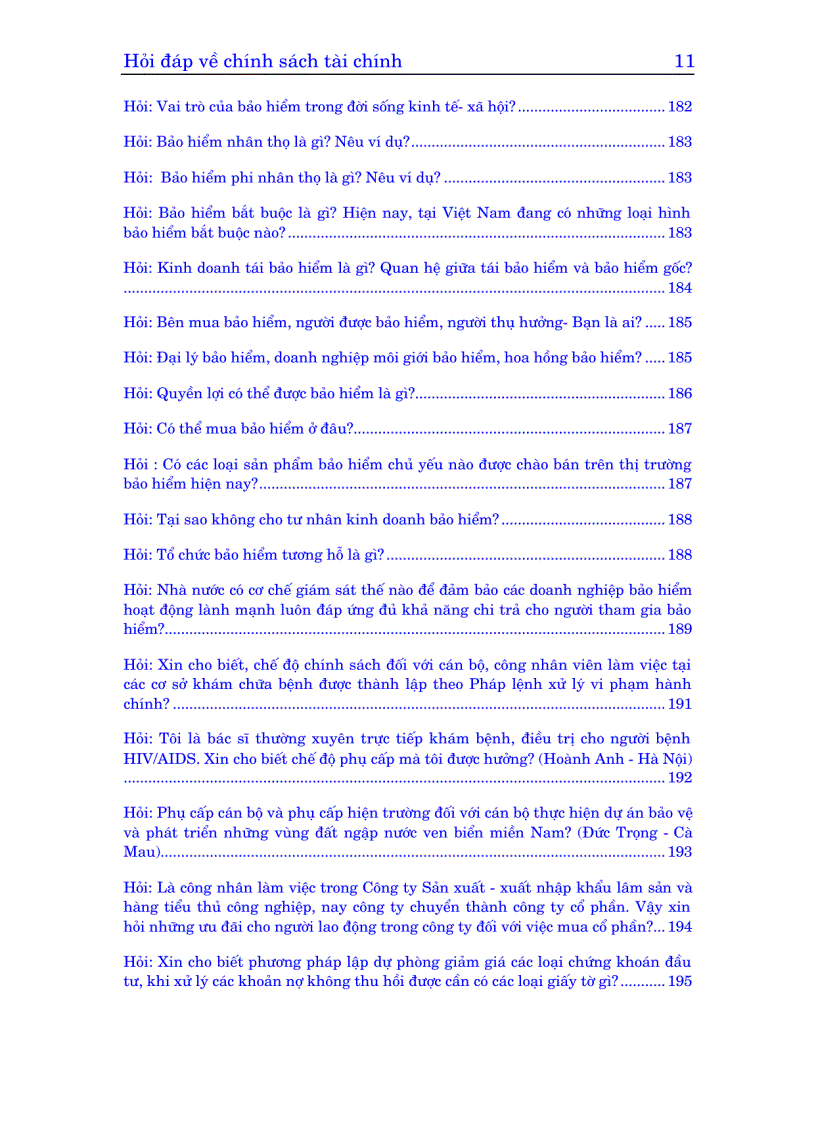 image for page Hỏi đáp về chính sách tài chính