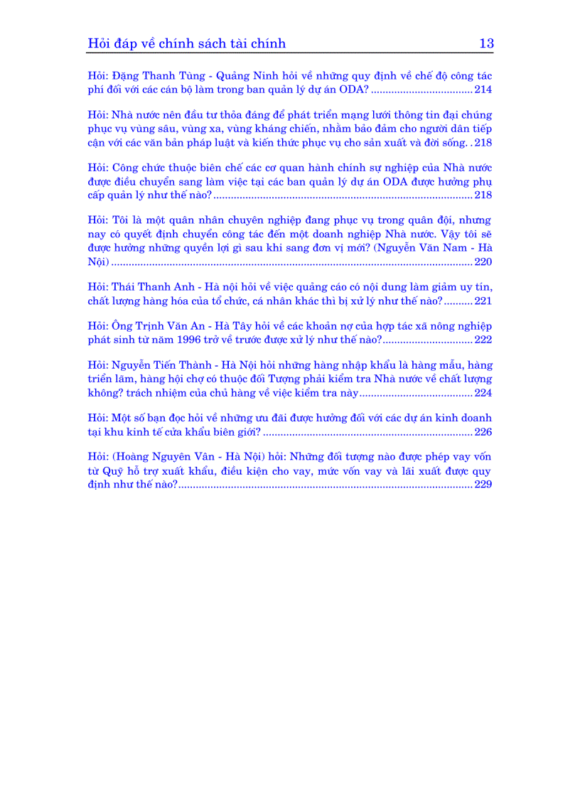 image for page Hỏi đáp về chính sách tài chính