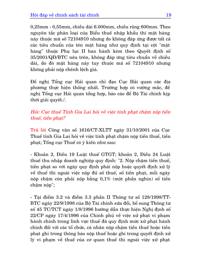 image for page Hỏi đáp về chính sách tài chính