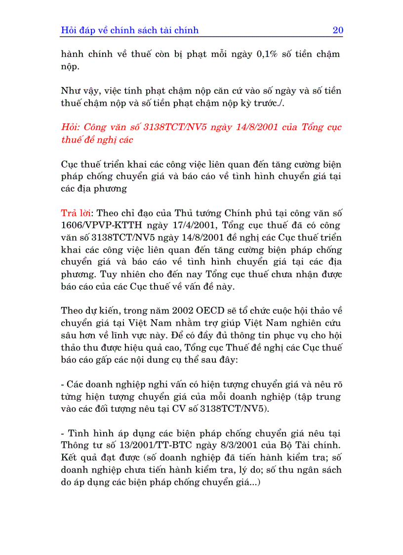 image for page Hỏi đáp về chính sách tài chính