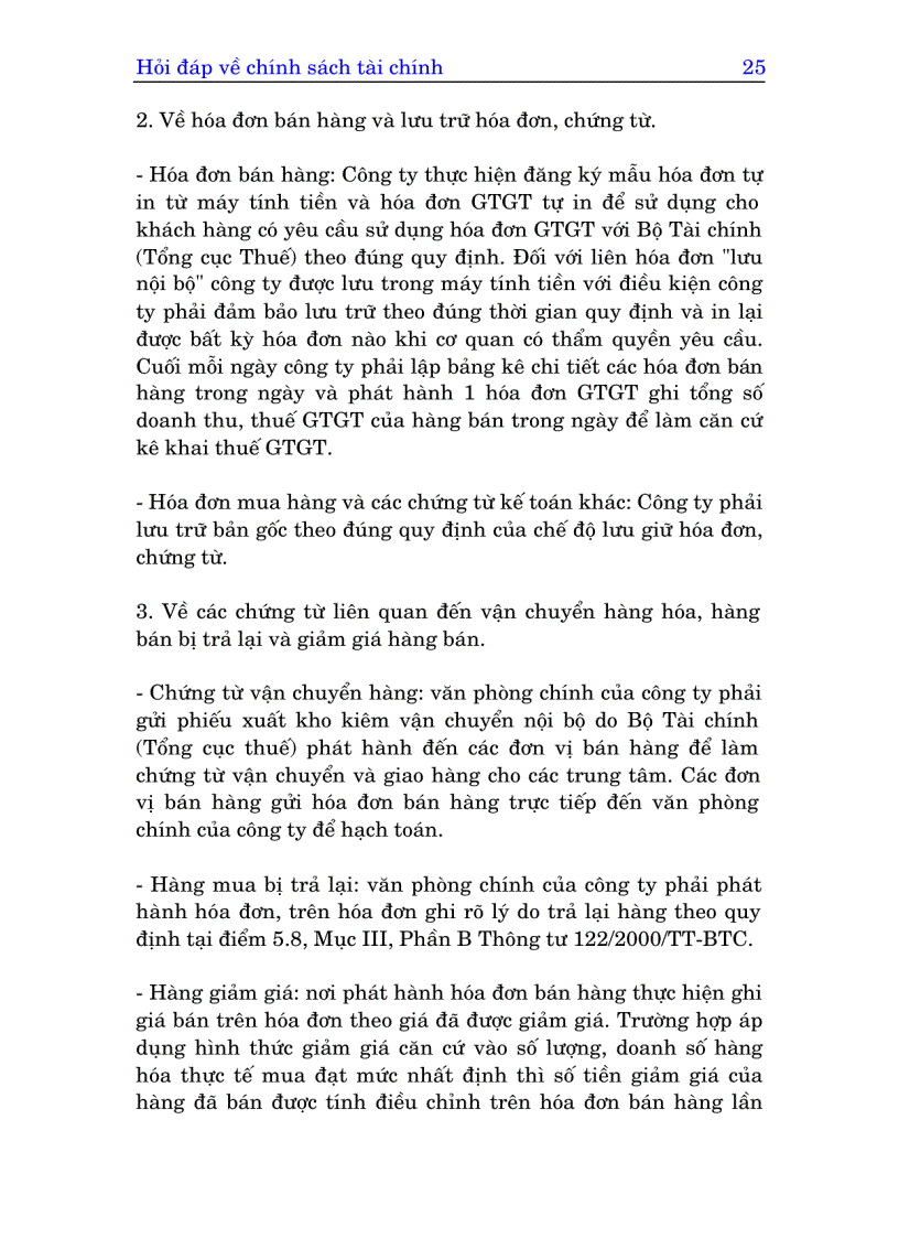 image for page Hỏi đáp về chính sách tài chính