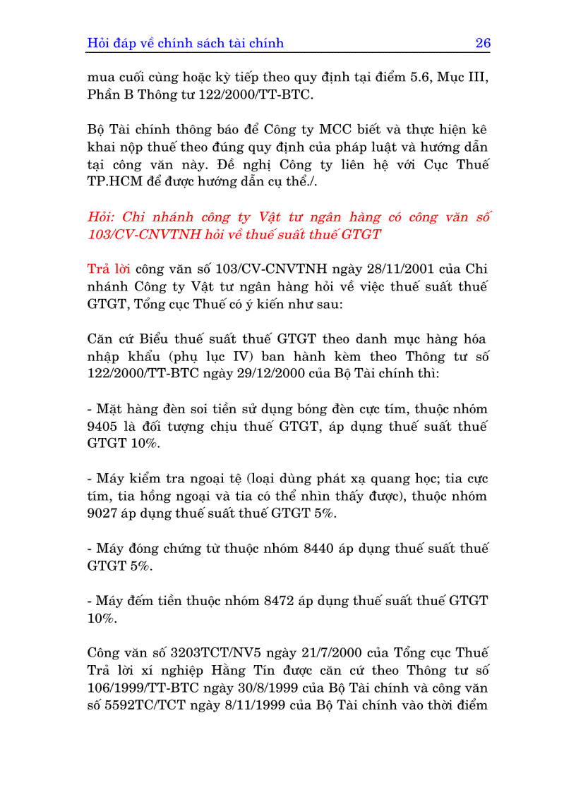 image for page Hỏi đáp về chính sách tài chính