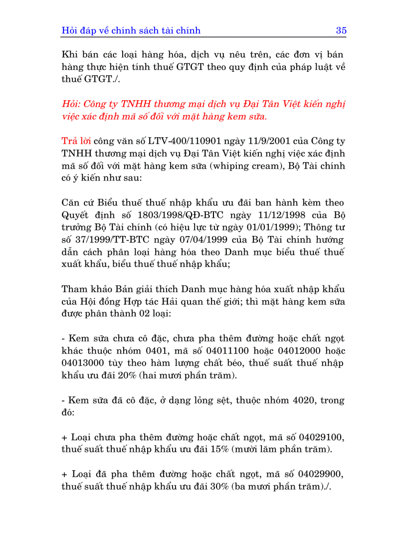 image for page Hỏi đáp về chính sách tài chính