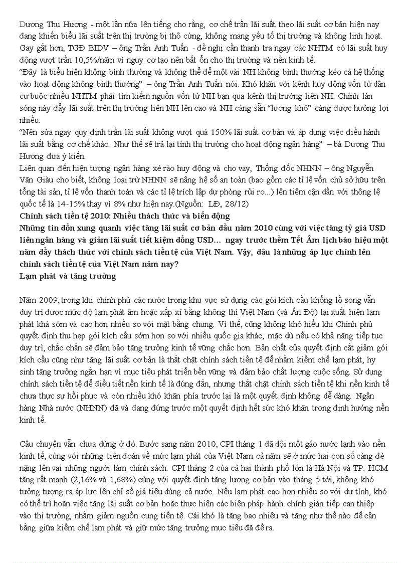 image for page Chính sách tiền tệ của nhnn