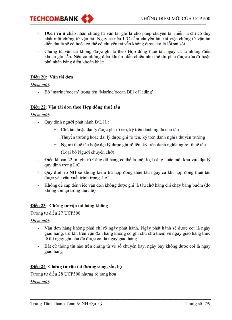 image for page Những điểm mới của ucp 600