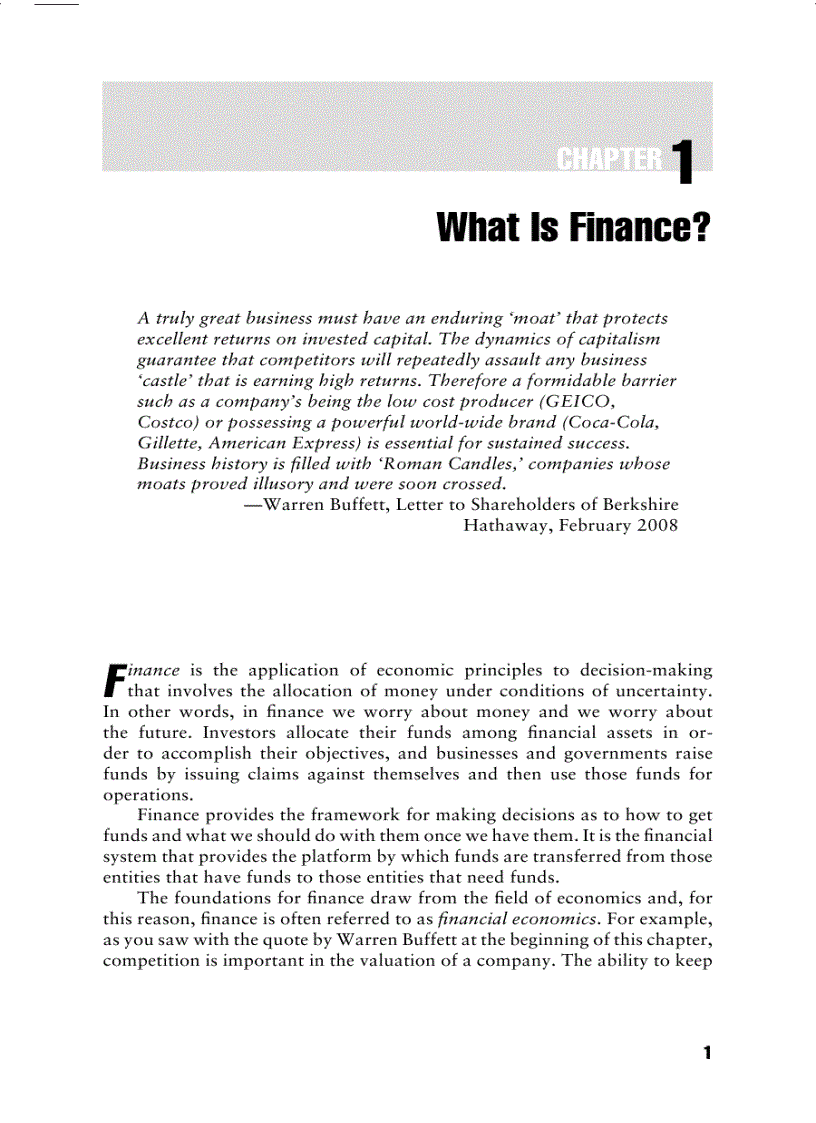 image for page The Basics of Finance