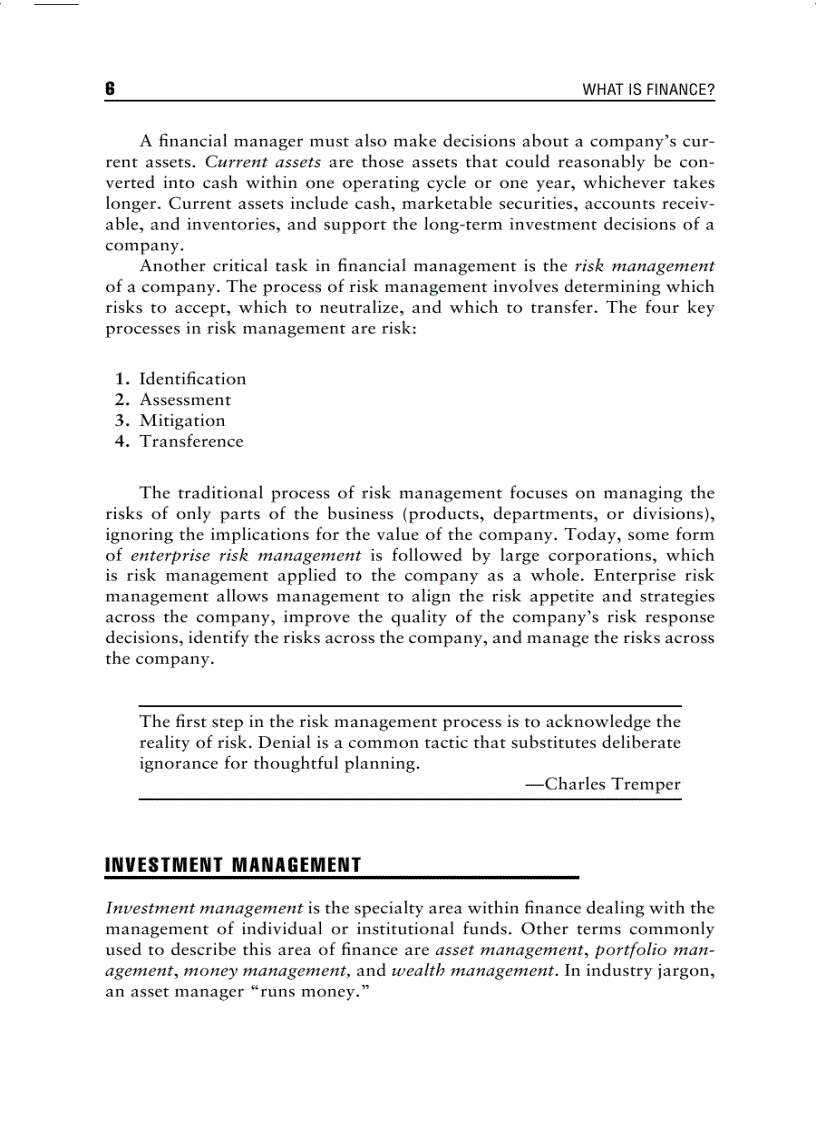 image for page The Basics of Finance