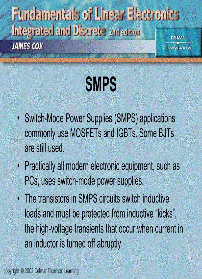 image for page Power Circuits Switching and Amplifying