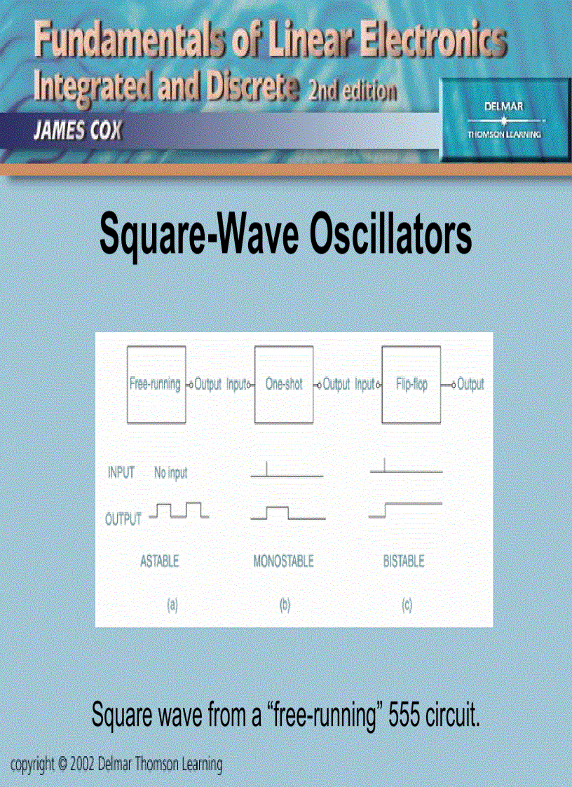 Nonsinusoidal Oscillators