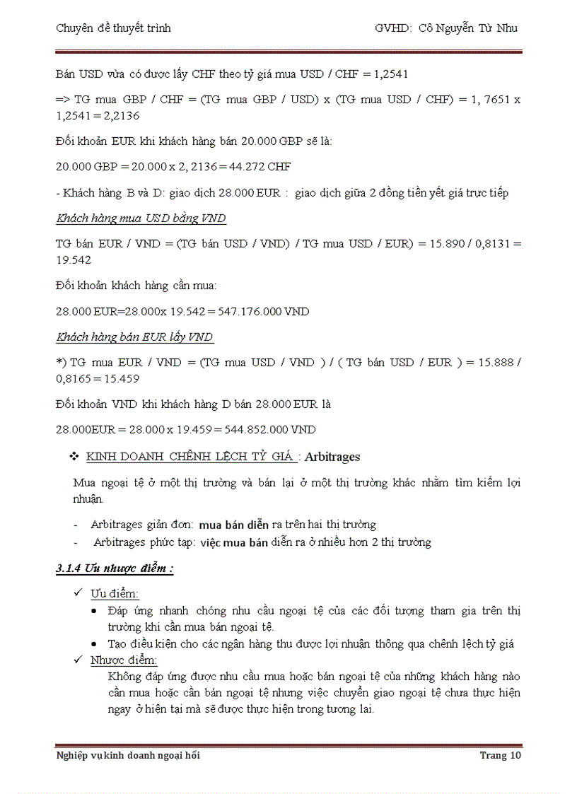 image for page Chuyên đề Kinh doanh ngoại hối