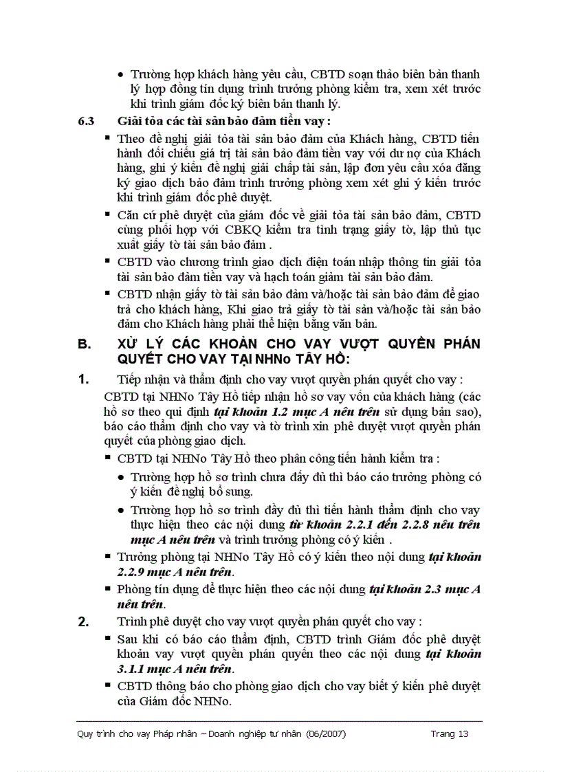 image for page Quy trình cho vay đối với pháp nhân doanh nghiệp tư nhân