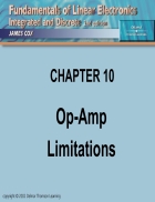 Op Amp Limitations