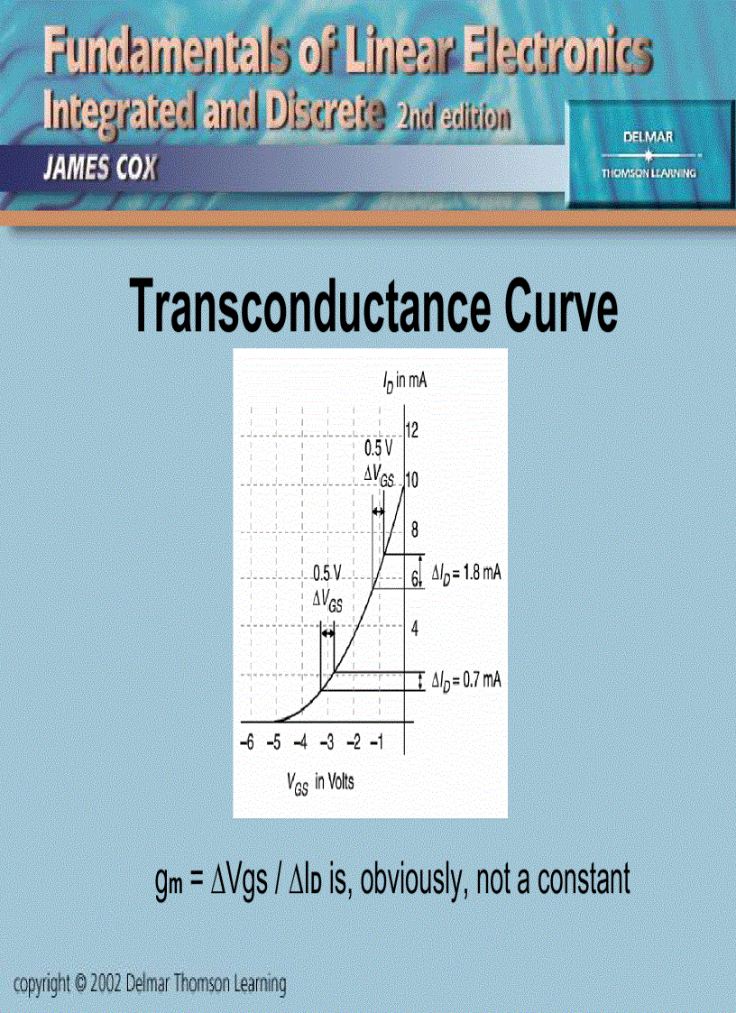 image for page Junction Field Effect Transistors