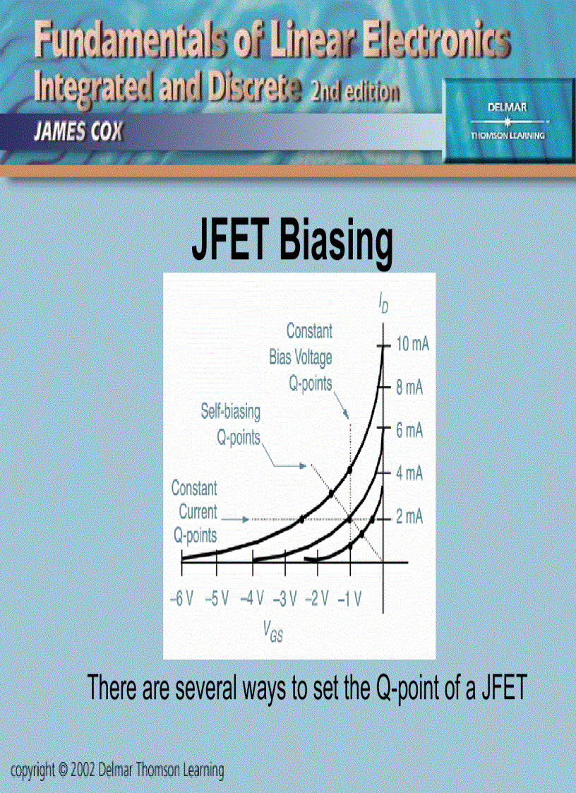 image for page Junction Field Effect Transistors