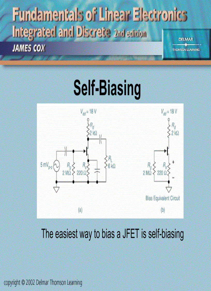 image for page Junction Field Effect Transistors