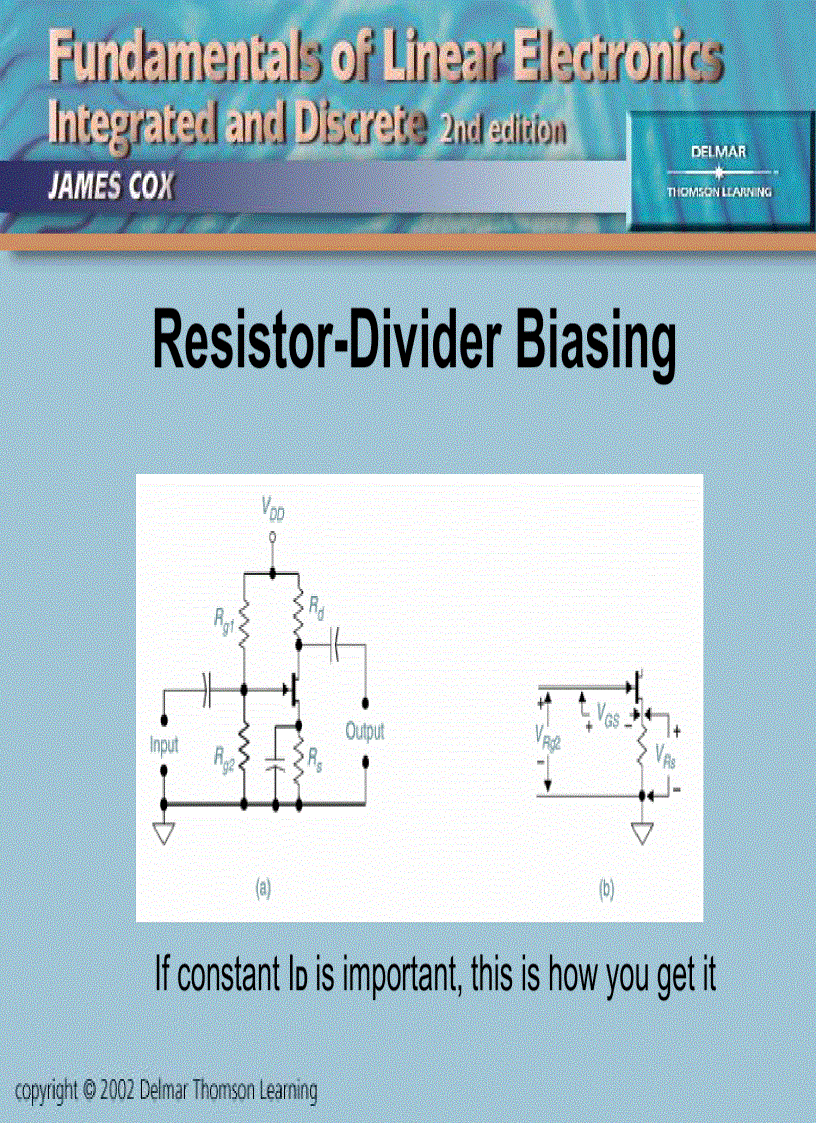 image for page Junction Field Effect Transistors