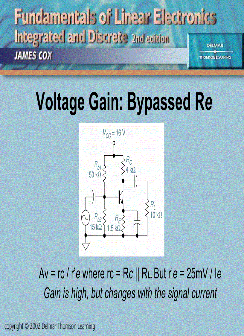 image for page Transistor Circuits OBJECTIVES