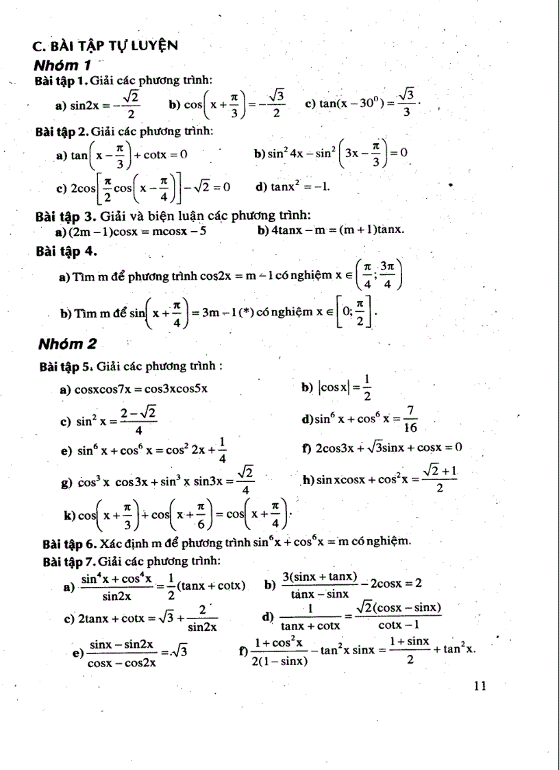 image for page Chuyên Đề về Phương trình Lượng Giác