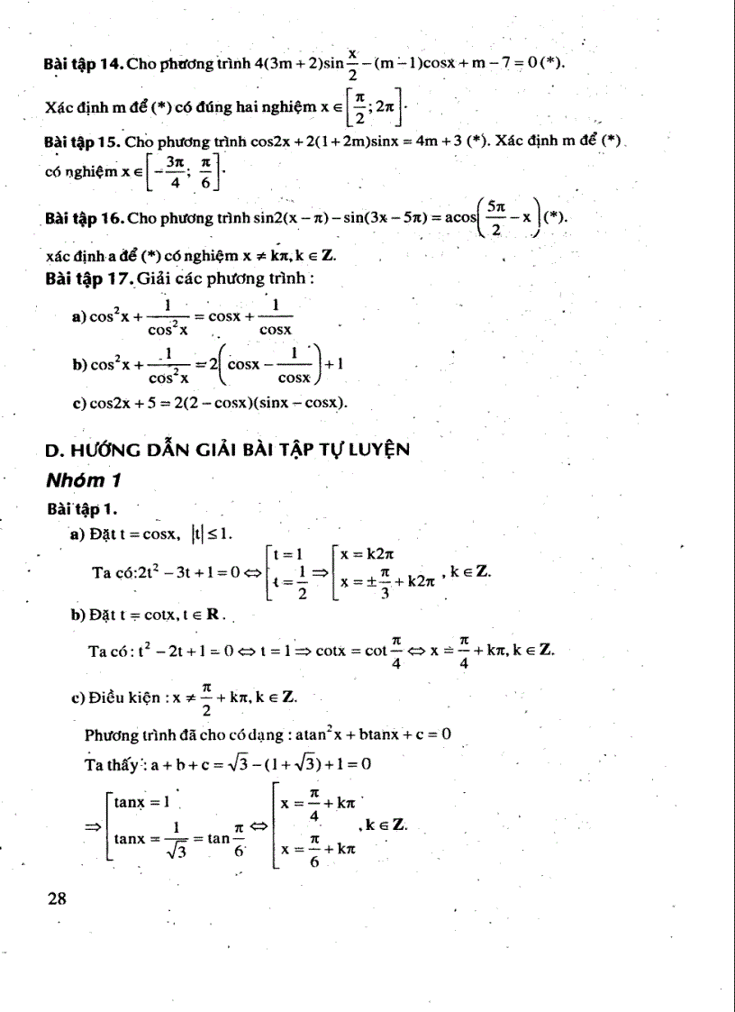 image for page Chuyên Đề về Phương trình Lượng Giác