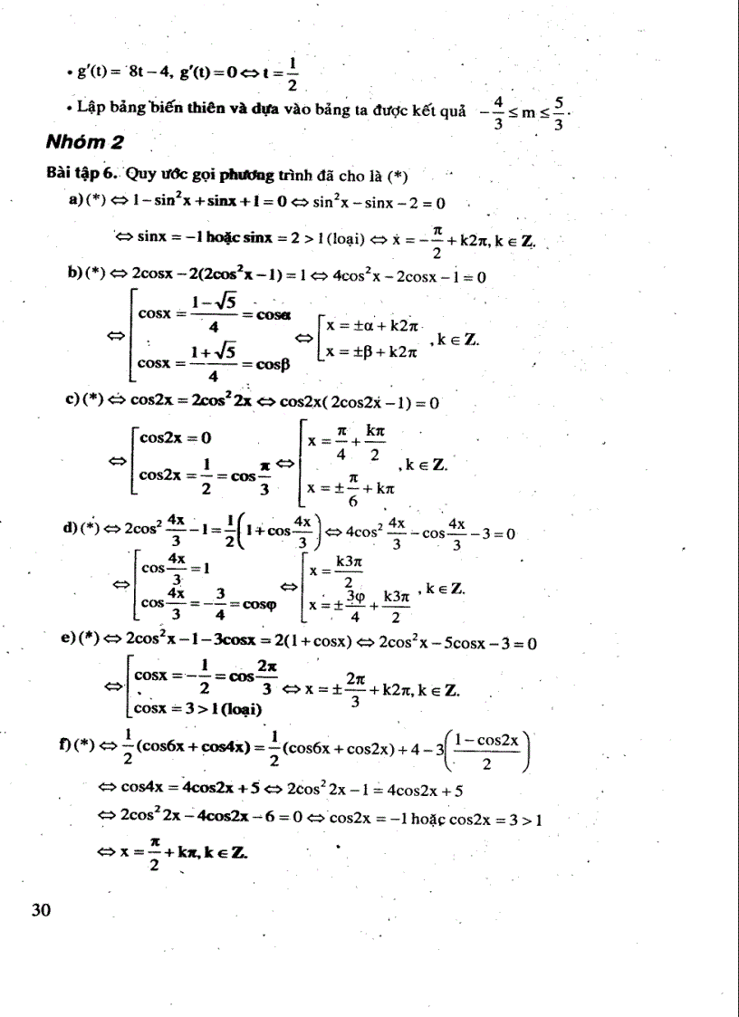 image for page Chuyên Đề về Phương trình Lượng Giác