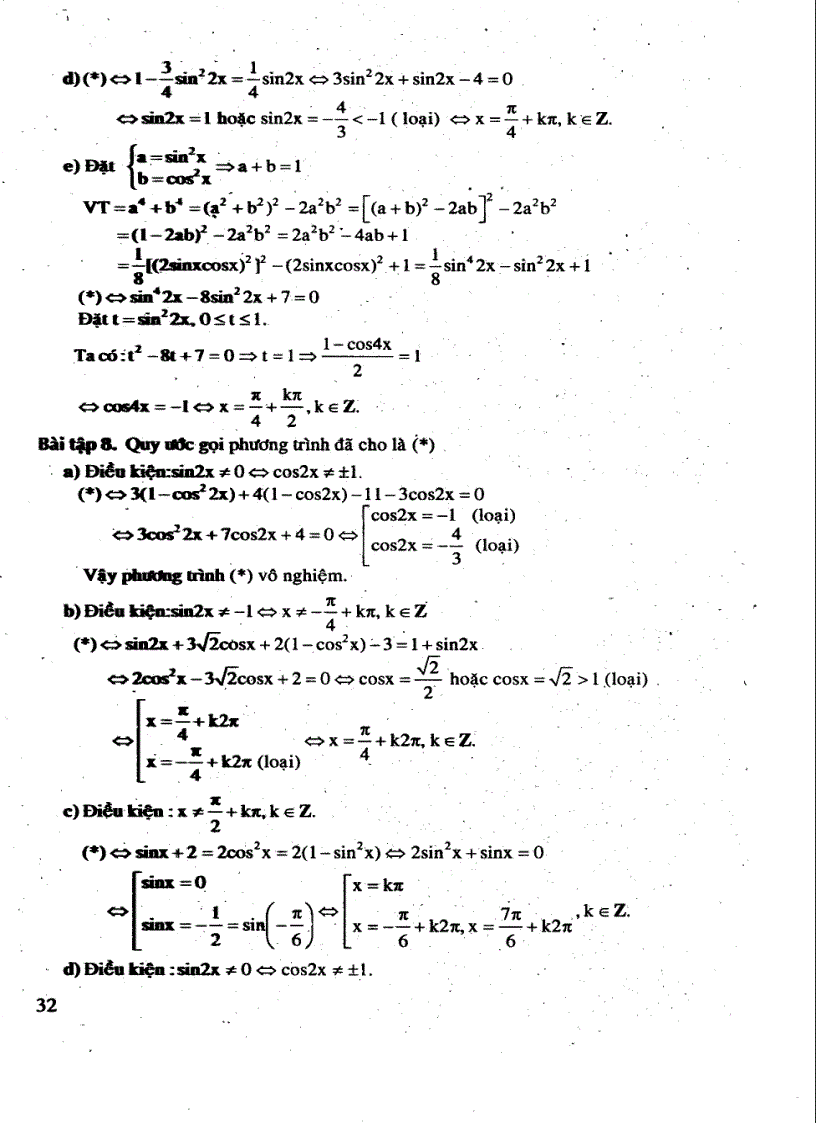 image for page Chuyên Đề về Phương trình Lượng Giác