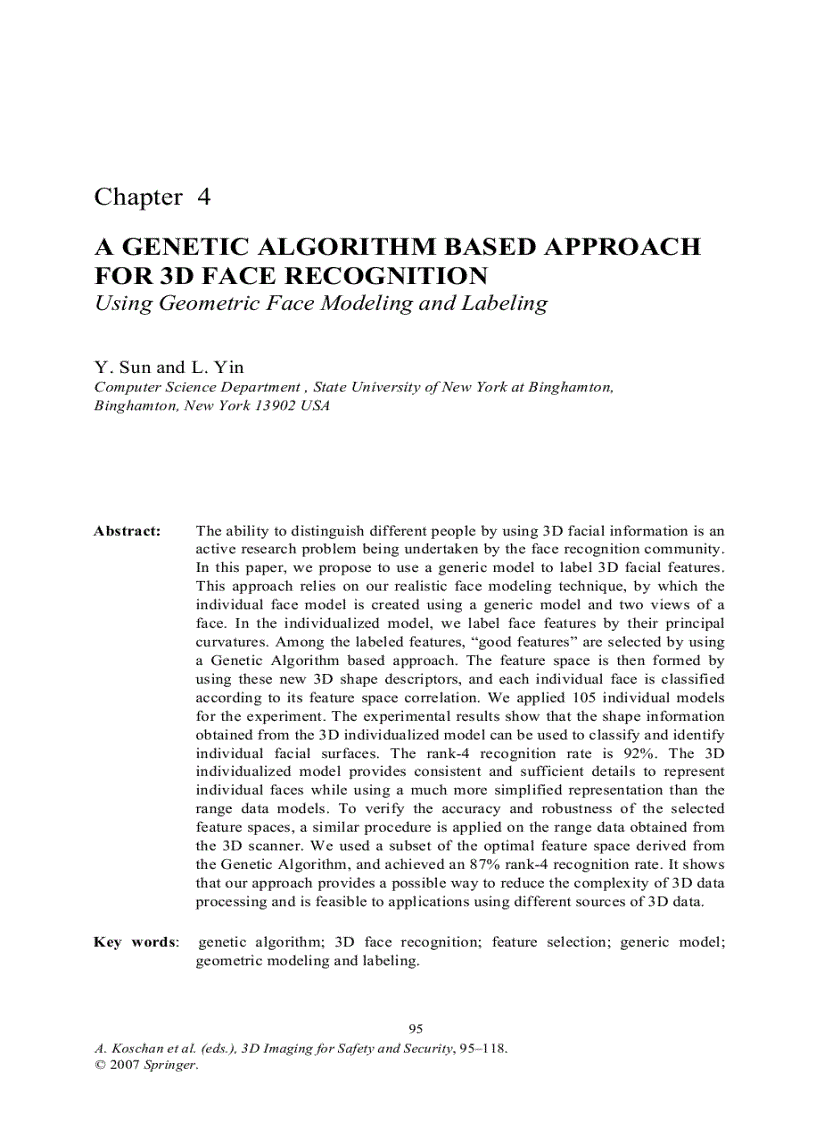 image for page A genetic algorithm based approach for 3d face recognition