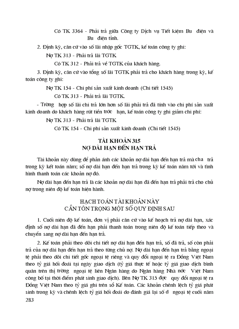 image for page Chế độ kế toán doanh nghiệp TK loại 3