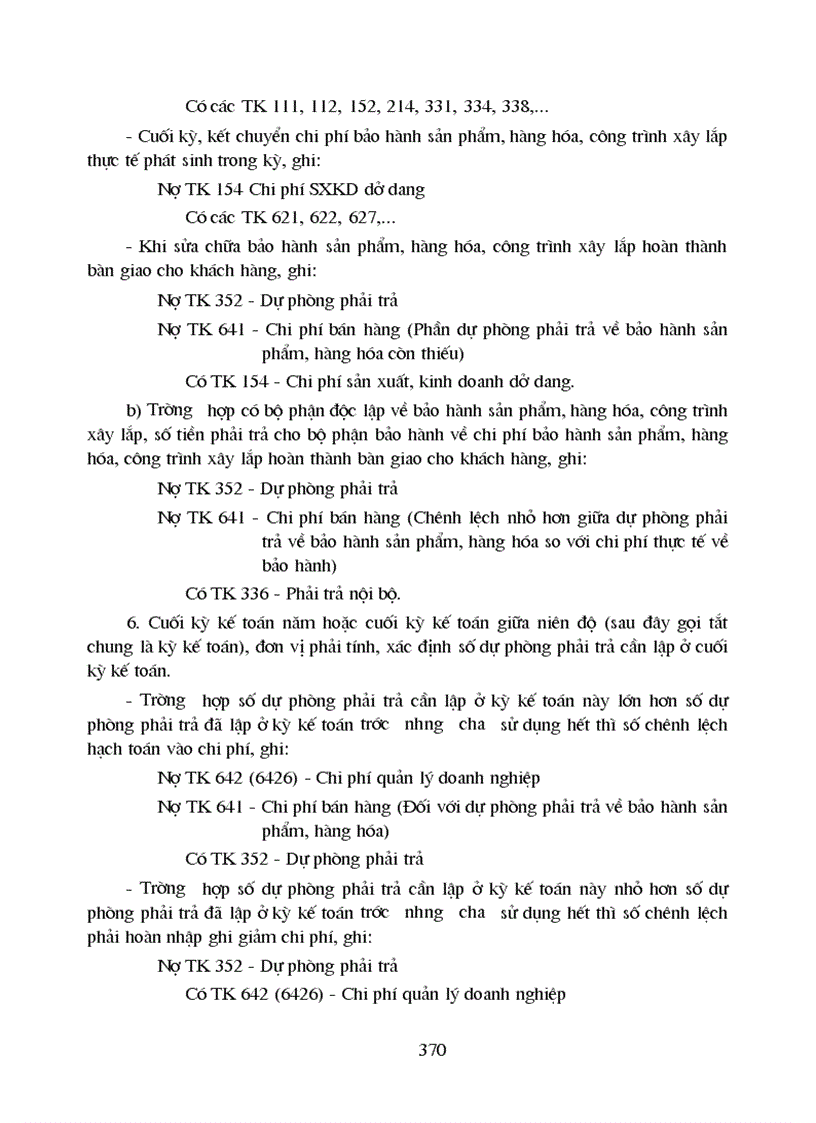 image for page Chế độ kế toán doanh nghiệp TK loại 3