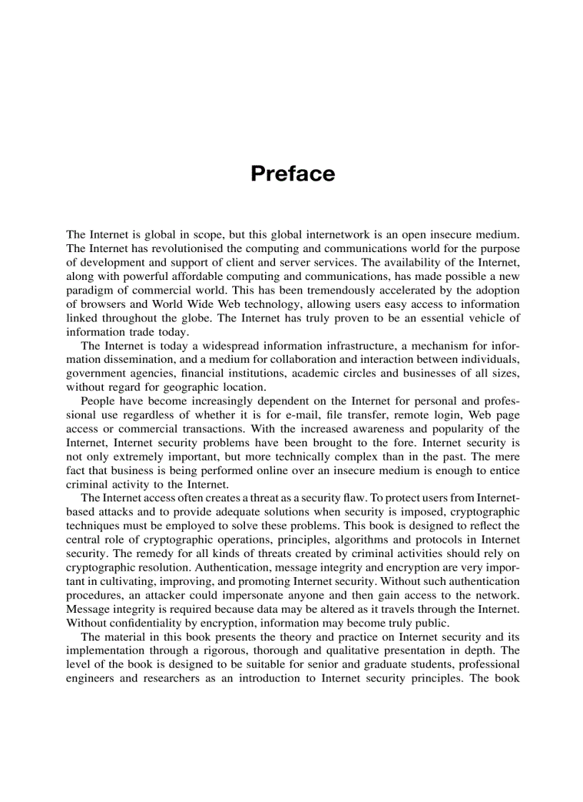 image for page Internet Security Cryptographic Principles Algorithms and Protocols