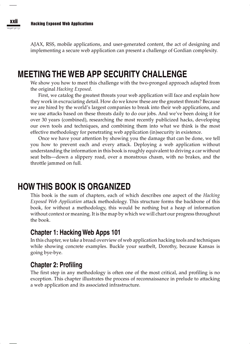image for page Praise for Hacking Exposed Web Applications Web Application Security Secrets and Solutions