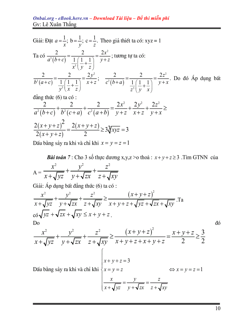 image for page Sáng kiến kinh nghiệm trong Dạy học Bất Đẳng Thức