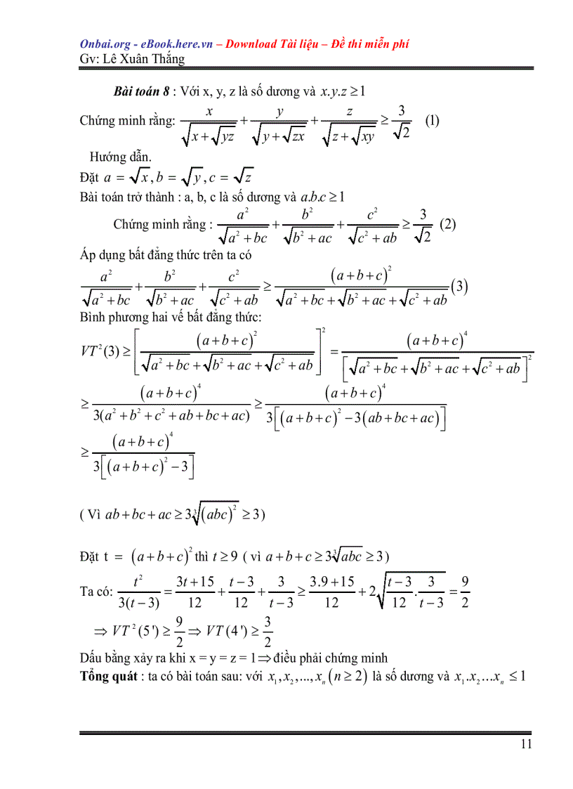 image for page Sáng kiến kinh nghiệm trong Dạy học Bất Đẳng Thức
