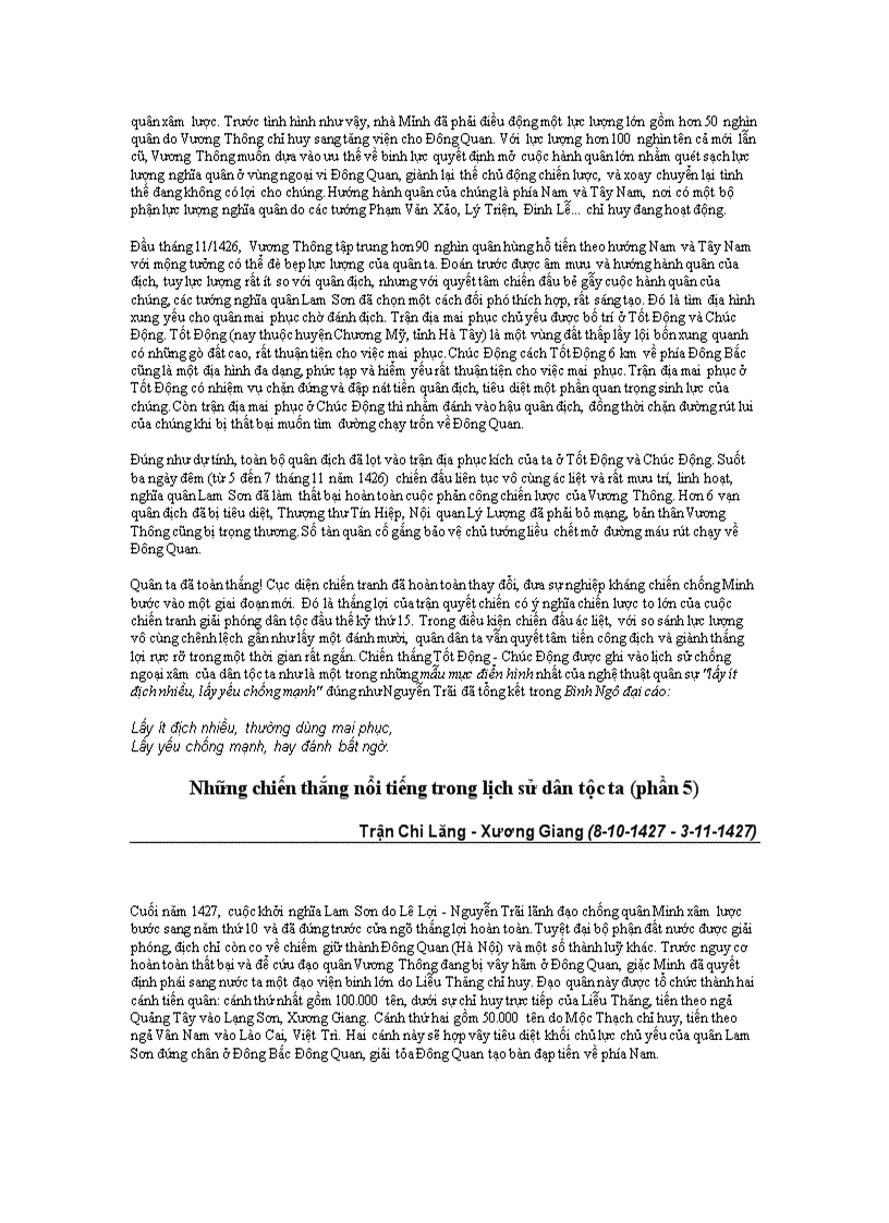 image for page Những chiến thắng nổi tiéng của dân tộc Việt Nam