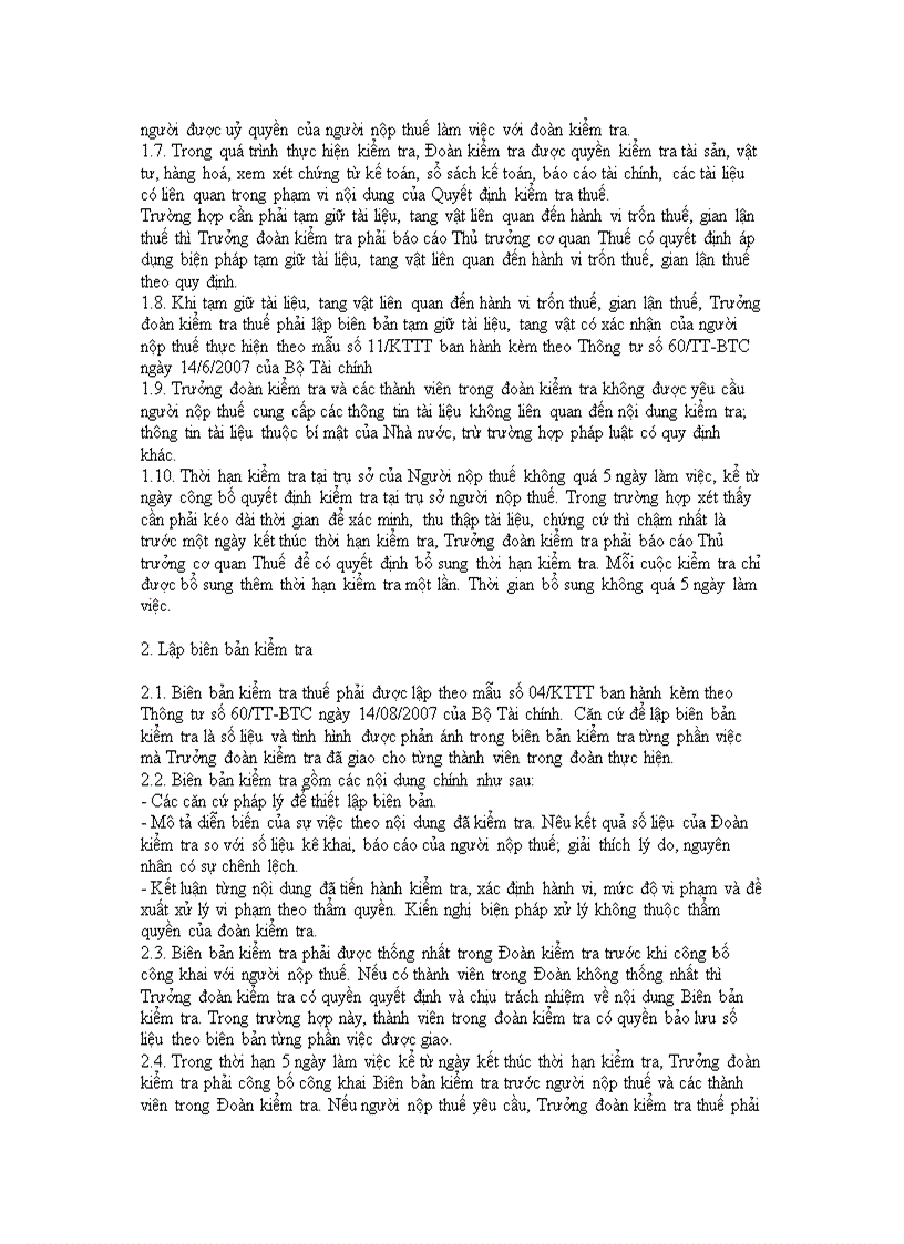 image for page Quy trình kiểm tra thuế