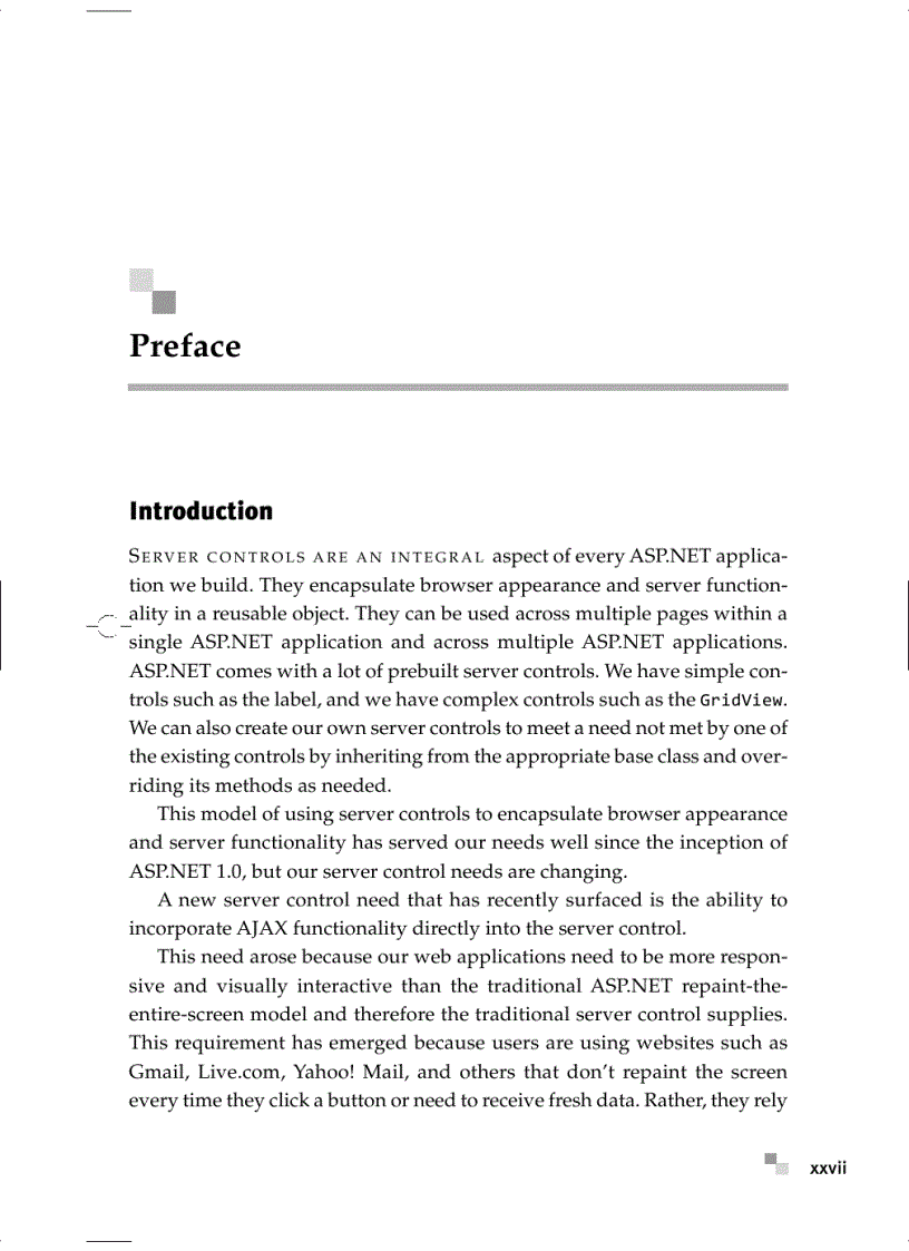 image for page Praise for Advanced ASP NET AJAX Server Controls