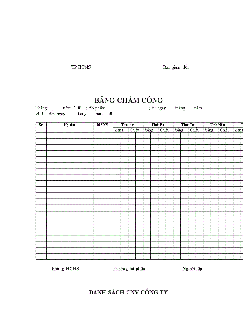 image for page Mẫu quy định quản lý nhân sự