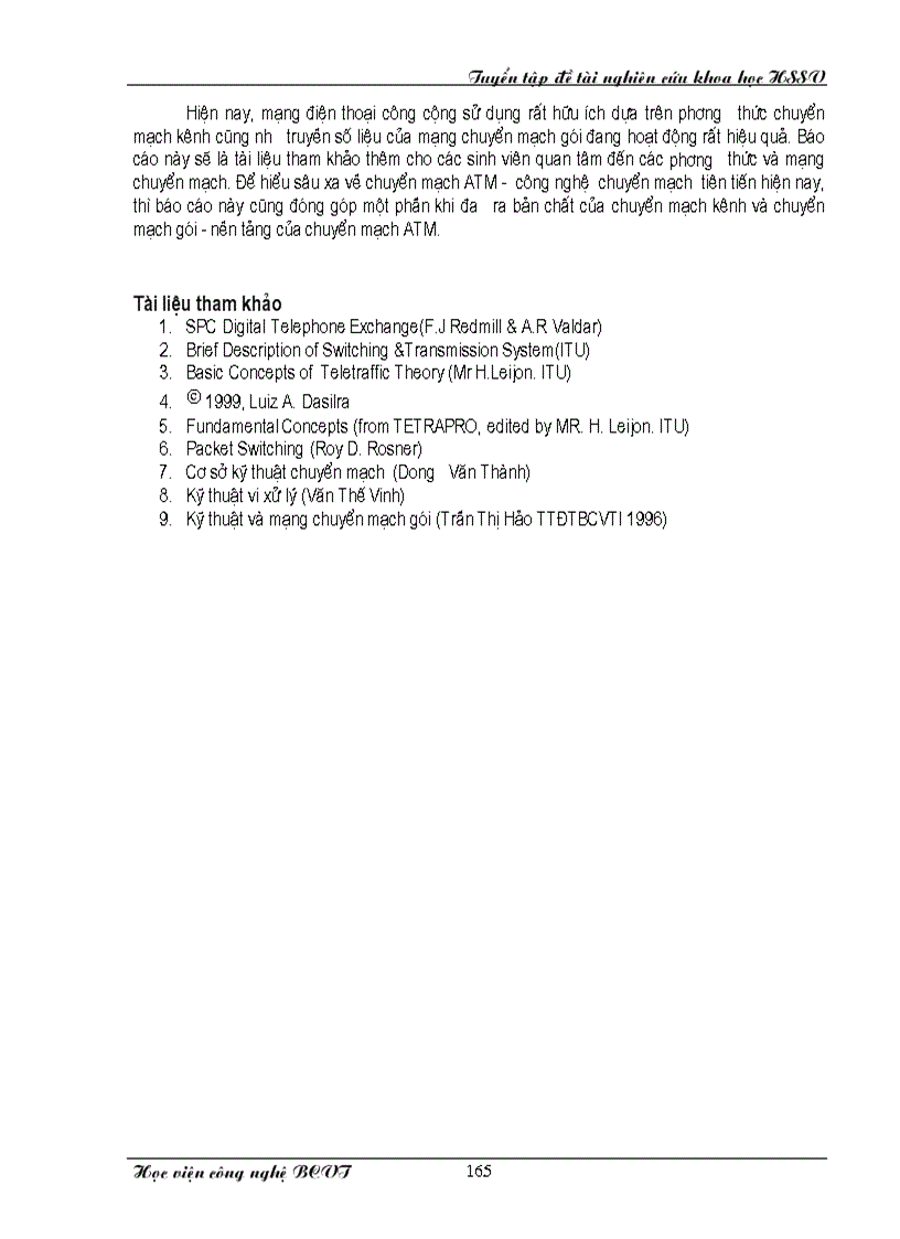 image for page Công nghệ chuyển mạch số trong mạng viển thông
