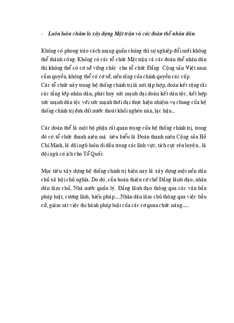 image for page CHUYÊN ĐỀ Một số vấn đề vận dụng và phát triển tư tưởng Hồ Chí Minh trong công cuộc đổi mới