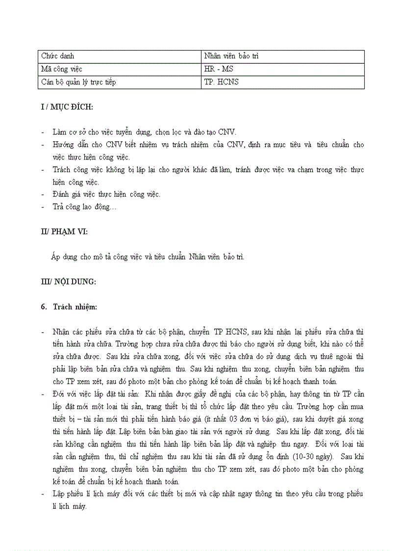 image for page Mẫu chức năng nhiệm vụ phòng hành chính nhân sự
