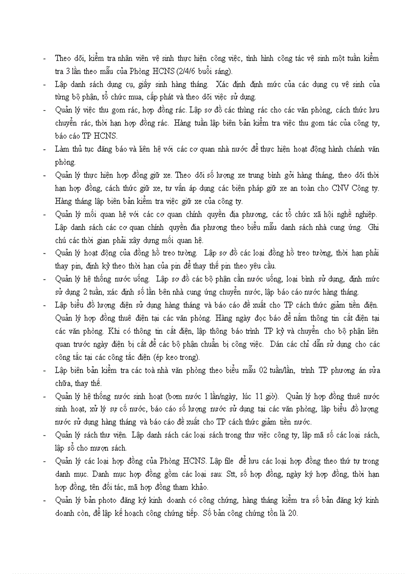 image for page Mẫu chức năng nhiệm vụ phòng hành chính nhân sự