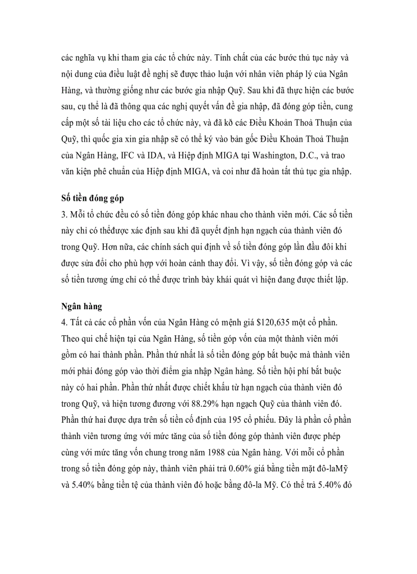 image for page Thông tin chung về các thành viên trong Tập Đoàn Ngân Hàng Thế Giới