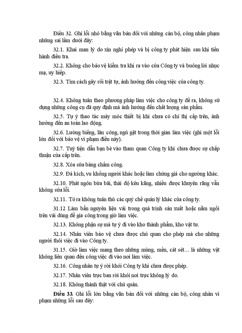 image for page Nội quy công ty