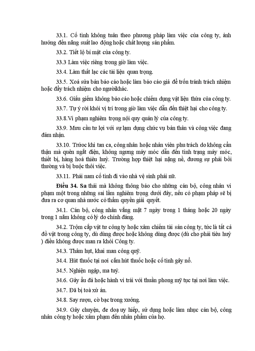 image for page Nội quy công ty