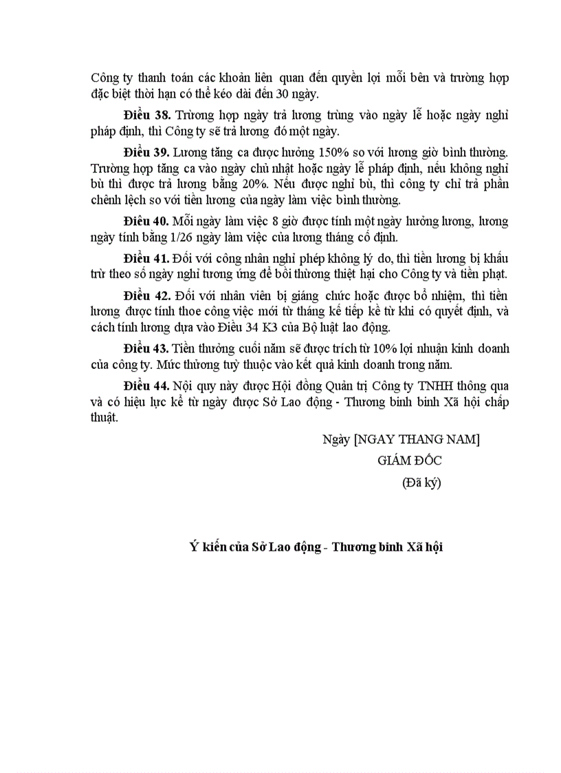 image for page Nội quy công ty