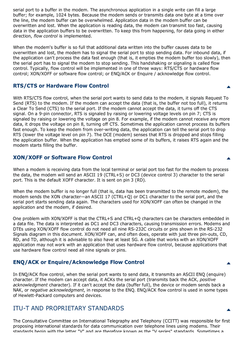 image for page A Primer on Asynchronous Modem Communicationby Winfield Stanton and Thomas Spencer Last Updated