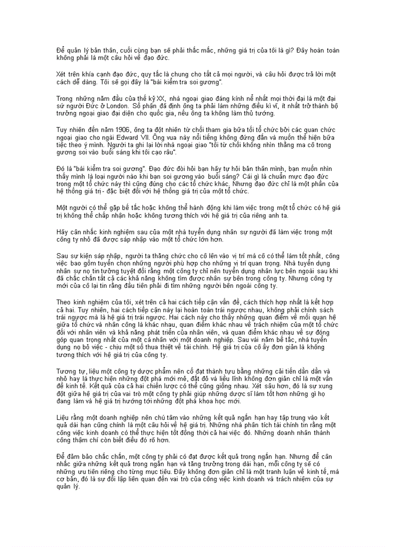 image for page Quản lý bản thân