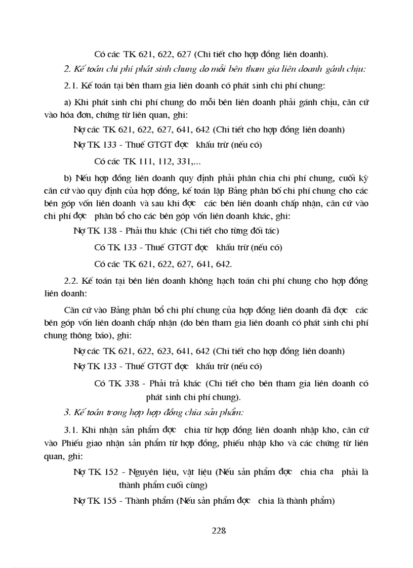 image for page Chế độ kế toán doanh nghiệp TK loại 2